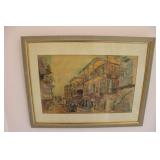 Vintage New Orleans Framed Print