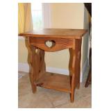 Pine Heart Shaped Table