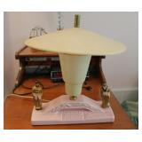 Vintage Oriental Ceramic Lamp