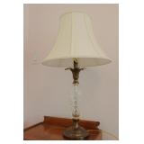 Glass Pineapple Style Table Lamp