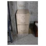 2 Drawer Metal File Cabinet
