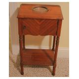 Vintage Mahogany Humidor Cabinet Table