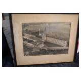 Framed Photo of Waltham Watch Factory