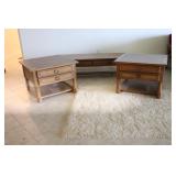 Coffee Table & 2 End Tables