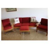 Couch, Chair, Foot Rest, & Rocking Chair