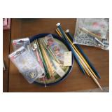 Kntting Needles, Misc. Hardware, & Trays