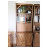 2 Shelf Pullout Desk & Cabinet.