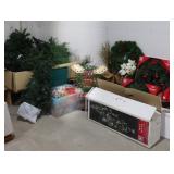 Large Assortment of Christmas Decorations