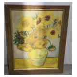 Reproduction Print 'Sunflowers'
