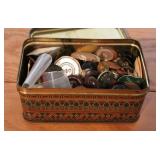 Vintage Tin of Buttons