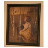 Framed Print by Simon Glucklich 'Spring Song'