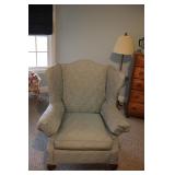 Blue Wingback Chair