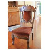 Antique Upholstered Parlor Chair