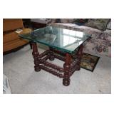 22' x 27' Glass Top Coffee Table