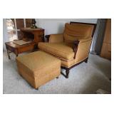 MCM Gold Occasional Chair