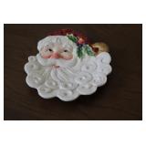 Fitz & Floyd Santa Claus Dessert Plate