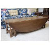 64' Drop Leaf Gate Leg Coffee Table