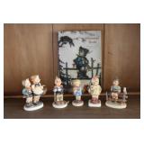 Hummel Figurines & Hardback Book