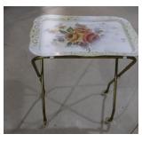 Vintage TV Tray w/ Rollers