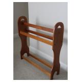 Maple Quilt Rack