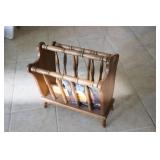 Wooden Magazine Rack