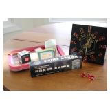 Poker Chips, Dice, Hacienda Dice Clock, Etc.