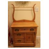 Antique Oak Wash Stand