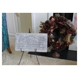 Wreath & Veterans Memorial Stone