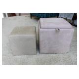 Ashley Furniture Leather & Fabric Nesting Seats