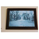 Over the Fireplace Framed Park Print