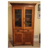 Antique Straight Front Cupboard