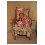 Rocking Chair & Dolls