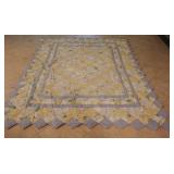 Blue & Yellow Twin Size Quilt