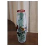 Cardinal Holiday Lighted Vase