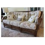 Wicker Patio Sofa