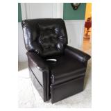 Pride Black Vinyl Lift Chair