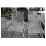 Wrought Iron Bouncy Patio Chairs