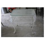 Wrought Iron Patio End Table
