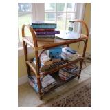 Bambo Book Case & Books