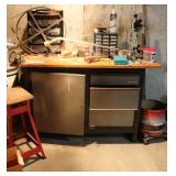 Craftsman Work Bench, Contents & Stool