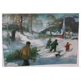 'Winter Outing' Sheaffer Pen Print
