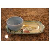 Russell Wright Bowl & Decorative Dish