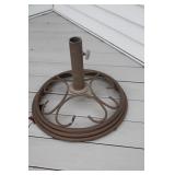Iron Patio Umbrella Stand