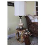 Bambo End Table Lamp & Dï¿½cor