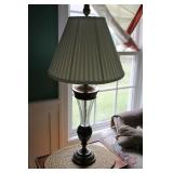 Glass & Metal Table Lamp