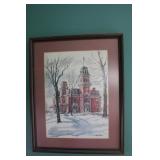 Original Hall Norton Framed Watercolor