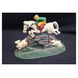 Cast Iron Horse & Hound Doorstop
