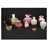 Cranberry Hobnail Glassware