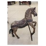 Antique Wooden Carousel Horse