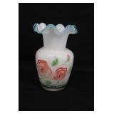 5 3/4" Fenton Aqua Crest Vase